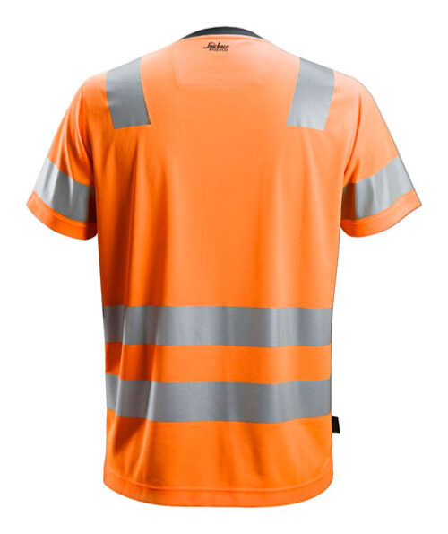 Snickers AllroundWork huomio-t-paita 2530 Oranssi - Image 2
